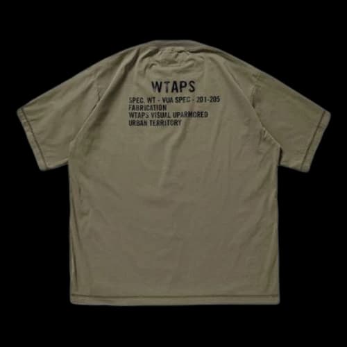 WTAPS Back Letters Printed Short-Sleeve Men