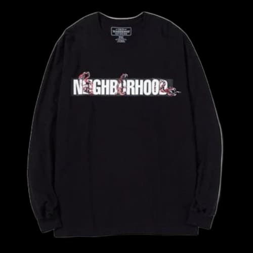 NEIGHBORHOOD Unisex SS20 Rattlesnake-1 Logo Printing Sweateshirt Black