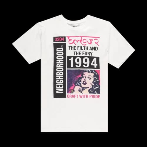 Neighborhood Tabloid 1 Tee 'White'