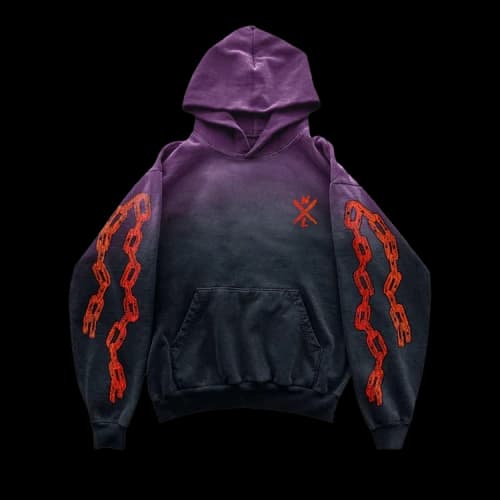 Warren Lotas Hell and Back Hoodie 'Purple/Black'