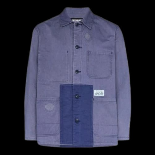 NEIGHBORHOOD Splicing Shirt Jacket Purple