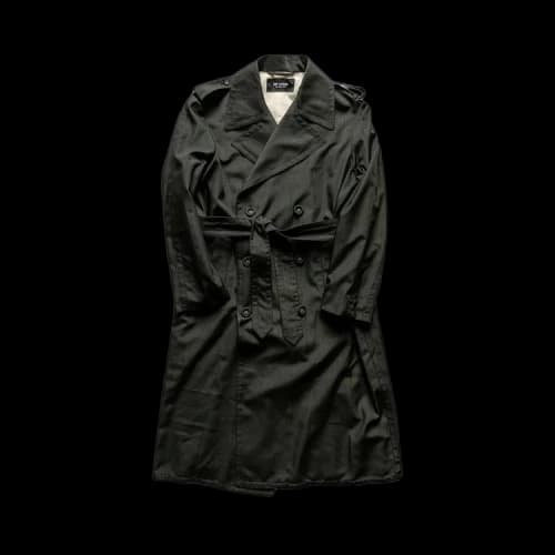 Raf Simons Belted Nylon Trench Coat 'Black'