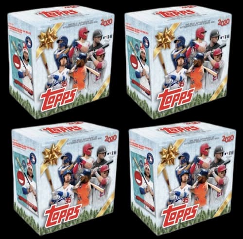2020 Topps Holiday Baseball Box 4x Lot