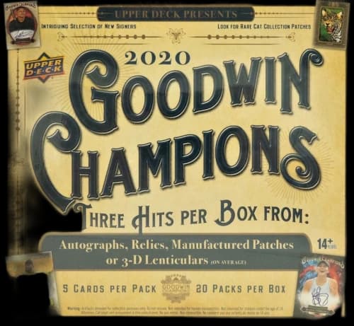 2020 Upper Deck Goodwin Champions Hobby Box