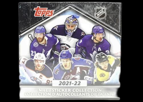 2021-22 Topps NHL Sticker Collection Hockey Box