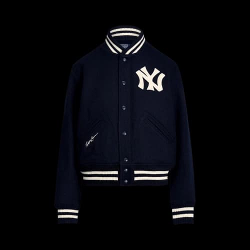 Polo by Ralph Lauren x New York Yankees Full-Snap Bomber Jacket 'Navy'
