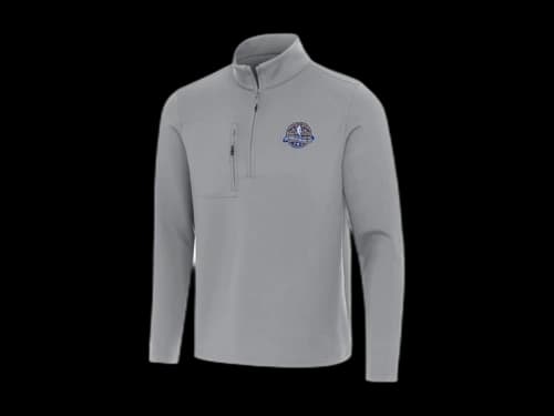 NBA x Antigua Gray 2025 All-Star Game Insider Quarter-Zip Top Grey