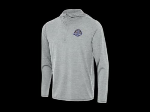 NBA x Antigua Gray 2025 All-Star Game Tidy Quarter-Zip Hoodie Grey