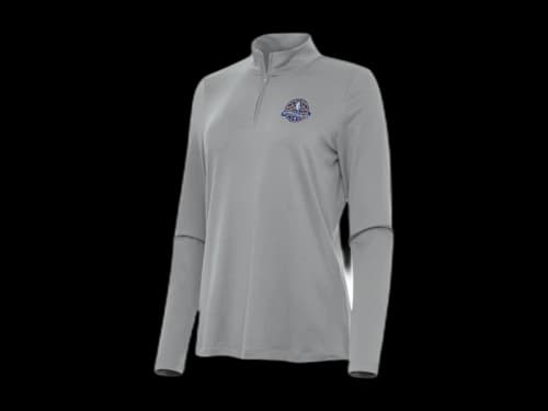 NBA Women's x Antigua Gray 2025 All-Star Game Reprocess Quarter-Zip Top Grey