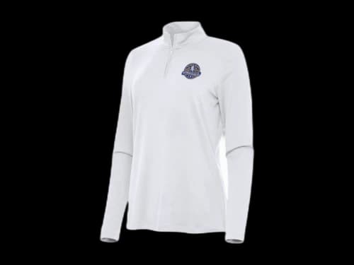 NBA Women's x Antigua 2025 All-Star Game Reprocess Quarter-Zip Top White