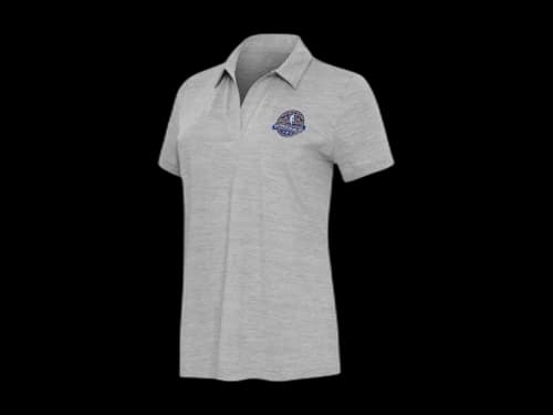 NBA Women's x Antigua Gray 2025 All-Star Game Layout V-Neck Polo Grey