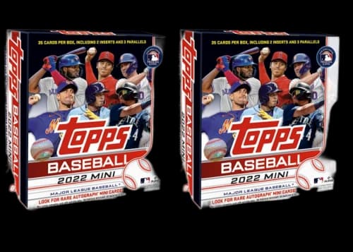 2022 Topps Mini Baseball Box 2x Lot