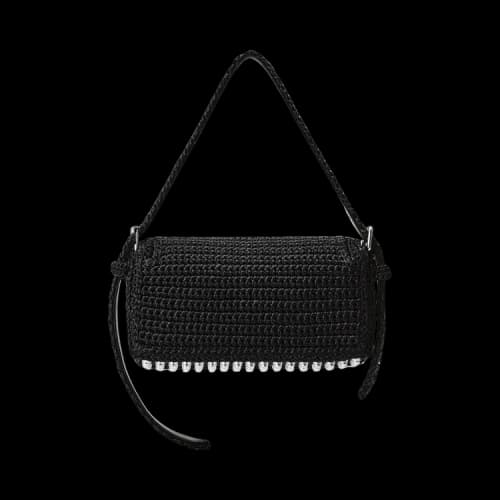 Alexander Wang Ricco Cozy Slim Flap Bag 'Black'
