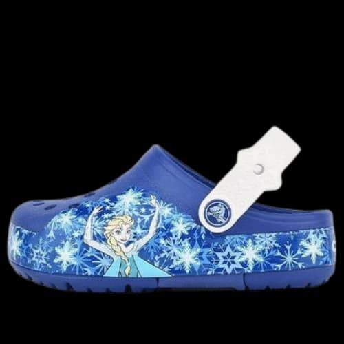 (PS) Crocslight Frozen Clogs 'Blue White'