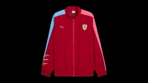 Puma Scuderia Ferrari Special Edition Miami T7 Jacket Drak Crimson