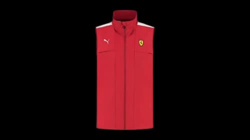 Puma Scuderia Ferrari Lightly Padded Gilet Vest Red (2025)