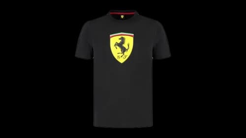 Puma Scuderia Ferrari Large Shield T-shirt Black