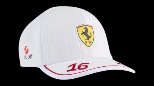 Puma Scuderia Ferrari Team Charles Leclerc Cap White (2025)