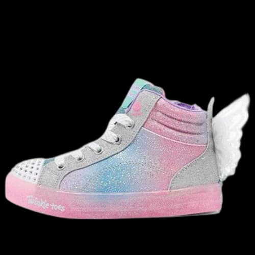 (GS) Skechers Shuffle Brights 'Pink Blue'