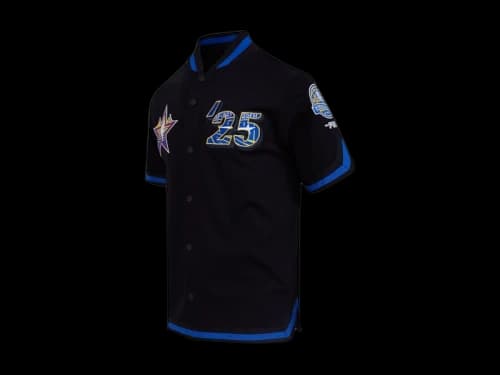 NBA 2025 All-Star Game Pro Standard Full-Snap Warm-Up Jacket Black