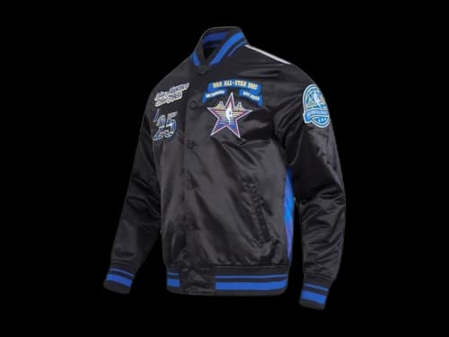 NBA 2025 All-Star Game Pro Standard Satin Jacket Black
