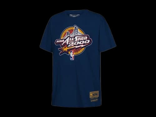 NBA 2000 All-Star Game Circle Logo T-shirt Navy