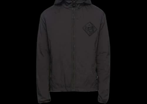 Fendi Black 'Forever Fendi' Packable Water Reactive Jacket Black