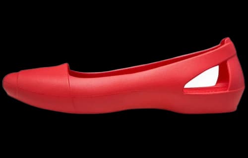 Crocs Flat Red Sandals (Women's)