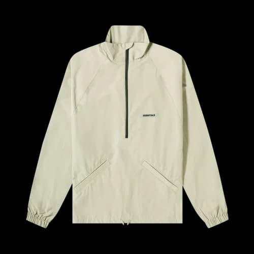 Fear of God Essentials Half Zip Track Jacket 'Sage'
