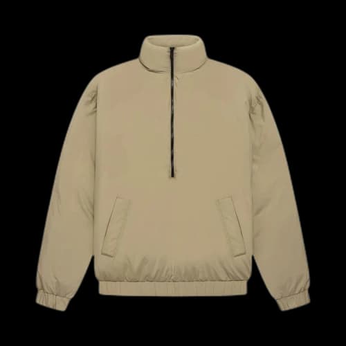 Fear of God Essentials Half-Zip Puffer 'Oak'
