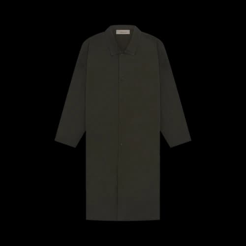 Fear of God Essentials Long Coat 'Off Black'