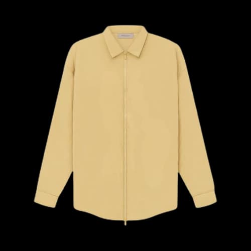 Fear of God Essentials Filled Nylon Shirt Jacket 'Light Tuscan'