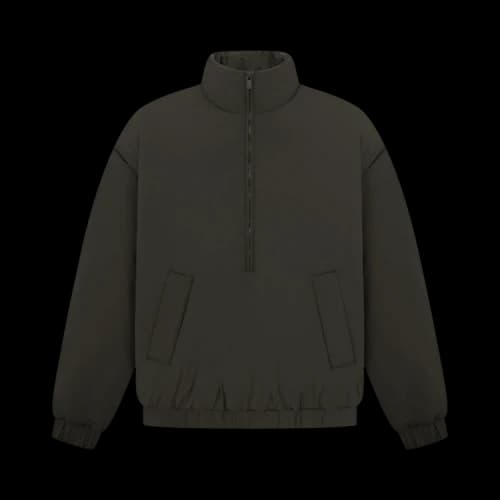 Fear of God Essentials Nylon Puffer Jacket 'Off Black'