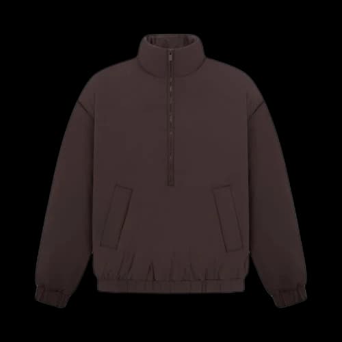 Fear of God Essentials Nylon Puffer Jacket 'Plum'