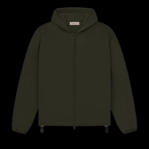 Fear of God Essentials Full Zip Jacket 'Off Black'