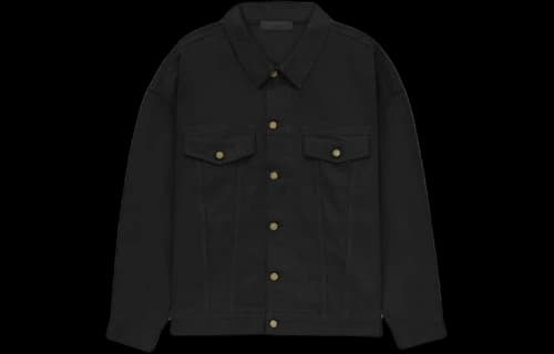 Fear of God Essentials Denim Jacket 'Jet Black'
