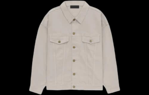 Fear of God Essentials Denim Jacket 'Silver Cloud'