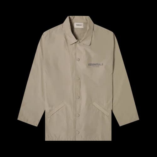 Fear of God Essentials Coaches Jacket 'Stone'