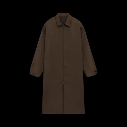 Fear of God Essentials Textured Nylon Trench Brown