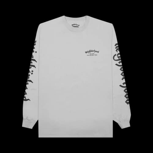 Neighborhood x Motor Head 2 Long-Sleeve C-Tee 'Grey'