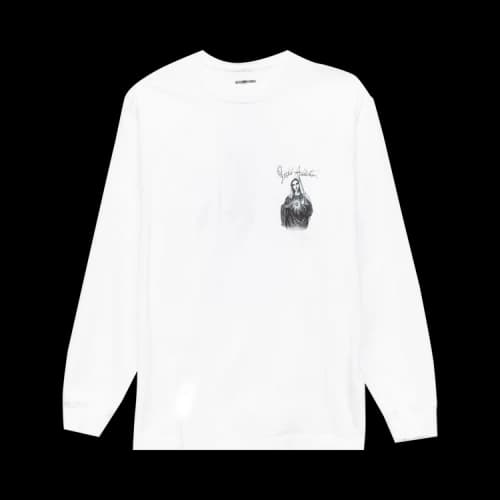 Neighborhood Addict Long-Sleeve Tee 'White'