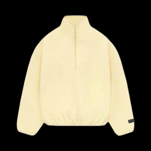 Fear of God Essentials Nylon Half Zip Mockneck 'Garden Yellow'