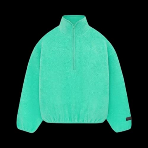 Fear of God Essentials Nylon Half Zip Mockneck 'Mint Leaf'