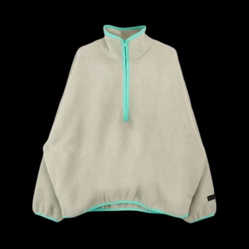 Fear of God Essentials Half Zip Mockneck 'Seal'