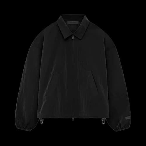 Fear of God Essentials Shell Bomber 'Jet Black'