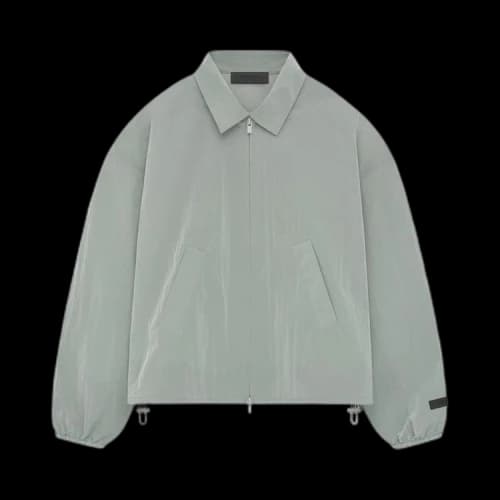 Fear of God Essentials Crinkle Nylon Shell Bomber 'Seal'
