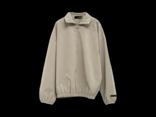 Fear of God Essentials Sporty Nylon Half Zip Timber