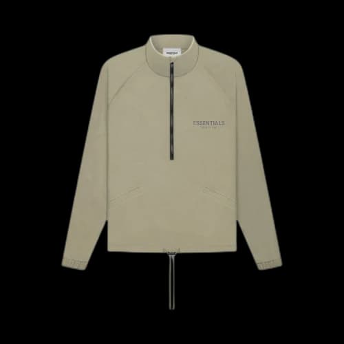Fear of God Essentials Half Zip Track Jacket 'Pistachio'