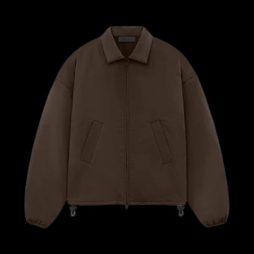 Fear of God Essentials Core Collection Women's Nylon Shell Bomber Wood