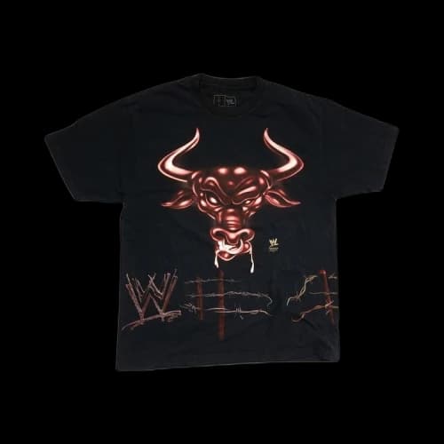 Cactus Jack by Travis Scott x WWE Know Your Role T-Shirt The Rock 'Black'